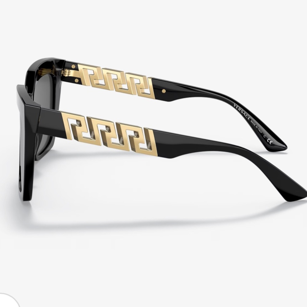 Versace Black and Gold Sunglasses